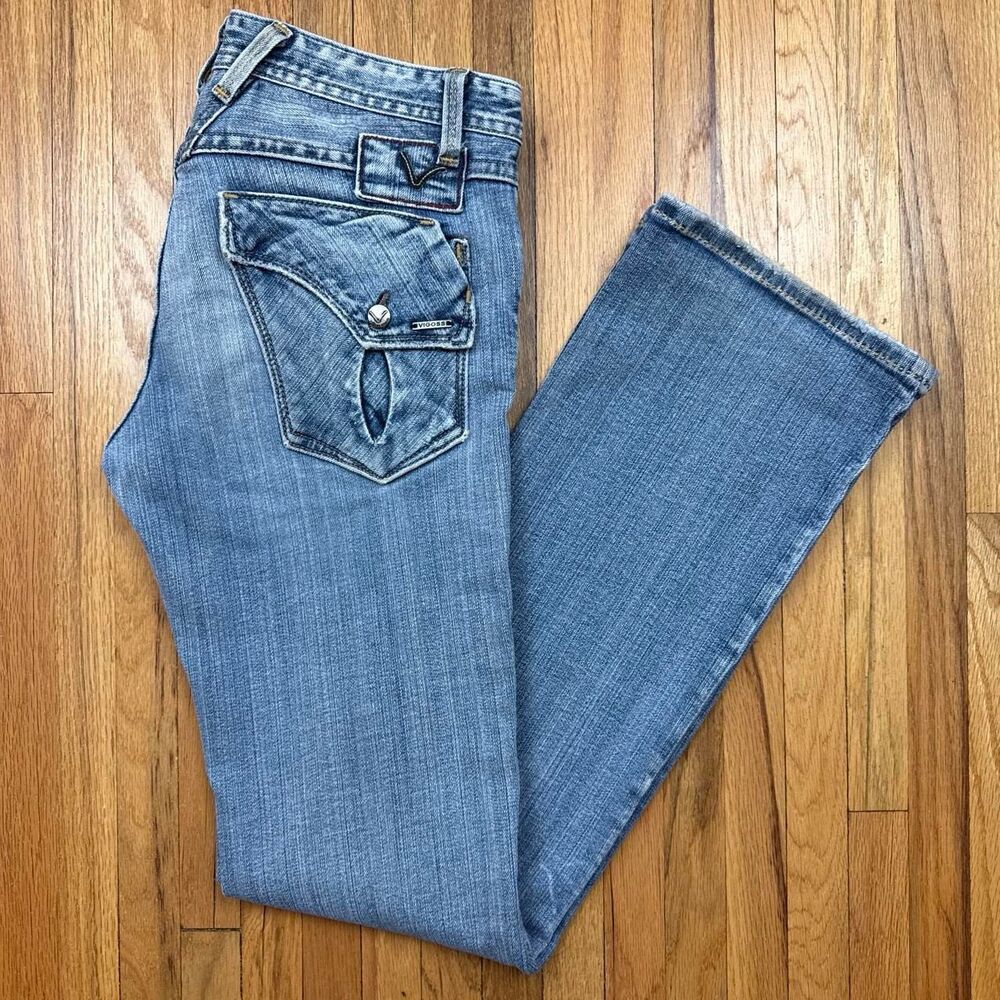 Vigoss Women's Blue and Navy Jeans